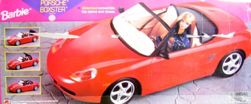 Barbie Porsche Boxster - Coche deportivo con tapas convertibles motorizadas (1998)