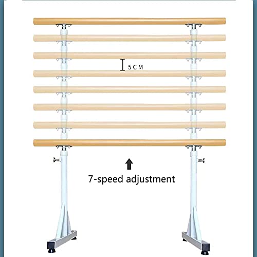 Barra de Ballet portátil, Equipo de Baile de Altura Ajustable para Estudio de Baile en casa, Gimnasio, Barra de Ballet para Adultos, Estiramiento de Baile (tamaño: 100 cm, Color: Blanco)