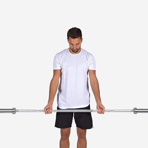 Barra olímpica masculina acero 220 cm 20 kg 50 mm cross training Nagato