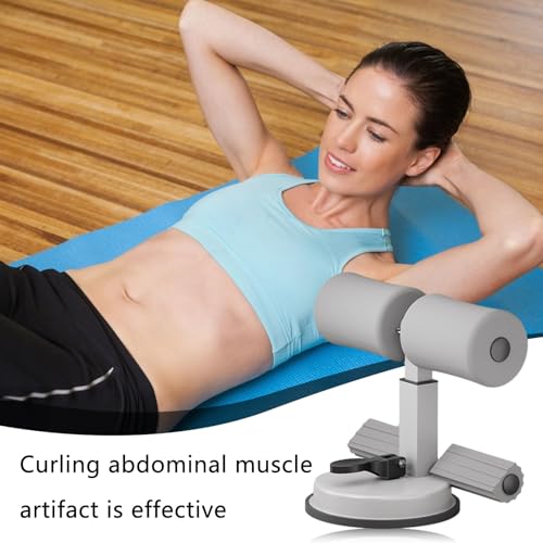 Barra Para Sentarse | Barra de Ejercicios Para Máquina De Ayuda Para Abdominales Con Ventosas | Máquina De Ejercicios Abdominales Ajustable | Equipo Portátil De Abdominales Para Fitness En Casa