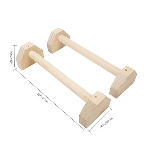 Barra Paralela De Madera Para Flexiones Barra De Flexiones Mini Barras Paralelas Que Cuidan Las Articulacione Barra De Flexiones Para La Puerta Para Interior Y Exterior Calistenia Entrenamiento