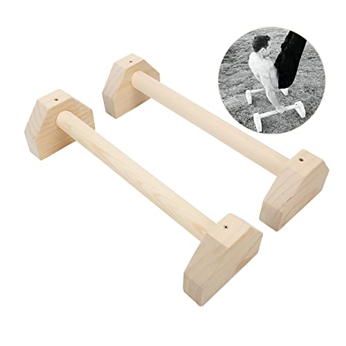 Barra Paralela De Madera Para Flexiones Barra De Flexiones Mini Barras Paralelas Que Cuidan Las Articulacione Barra De Flexiones Para La Puerta Para Interior Y Exterior Calistenia Entrenamiento