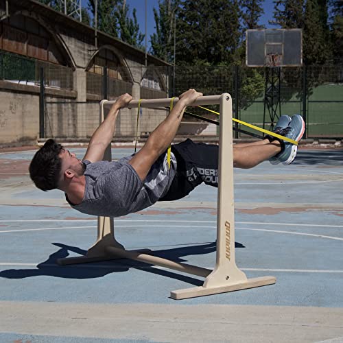 Barra Paralela Front Lever | Base extraancha calistenia | Largo 105cm