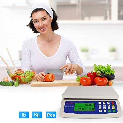 Bascula Cocina Digital Precisión Electrónico Alimentos con Pantalla LCD fonction función conteo tara cero zéro Balanza Peso cocina profesional Frutera Multifuncional Tienda Escala Capacity