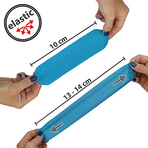 BB Sport 1 Rollo Cinta Kinesiología Tape Muchos Colores 5 m x 5 cm Cinta Muscular E- Book Ejemplos Aplicación, Color:azul claro