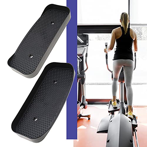 Be In Your Mind Par de Pedales elípicos Negros para Fitness, Pedales, Accesorios de plástico, 34,5 x 15 cm, Compatible con XS Sports Cross Trainer