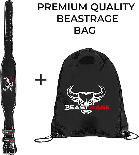 Beast Rage Cinturón De Gimnasio Lumber, Hebilla De Rodillo, Ajuste Cruzado, Culturismo, Levantamiento De Pesas, Soporte Acolchado, Cinturón De Fitness Para Hombres Y Mujeres