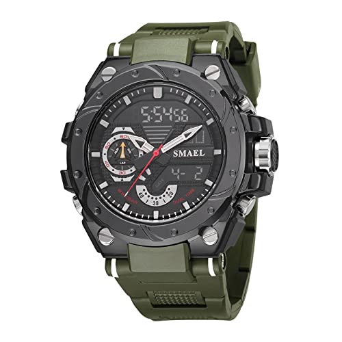 BEN NEVIS Reloj Militar para Hombre, Reloj Deportivo Digital para Hombre, Reloj Resistente al Agua, Reloj Multifunción LED con Cronómetro y Alarma