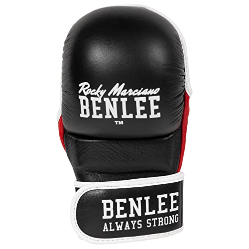 BENLEE Rocky Marciano Boxhandschuhe MMA Sparring Glove Striker - Guantes de Boxeo para Combate, Color Negro, Talla L/XL