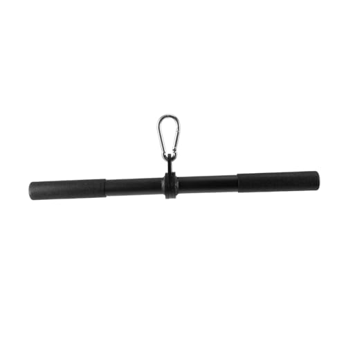 BESPORTBLE 1 Pc Barra De Fitness Barra Arriba Press De Tríceps Con Barra Recta Hacia Abajo Atrás Prensa De Barra Recta Hacia Abajo Ponerse En Forma Jalar Acero Máquina De Remar Aptitud Física