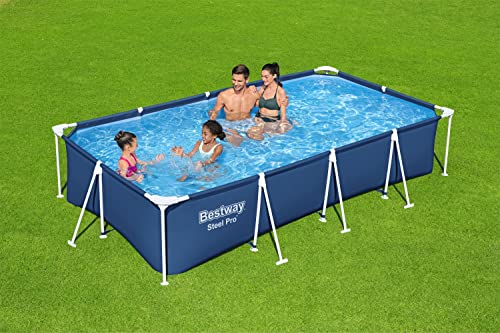 BESTWAY Piscina Desmontable Tubular Infantil Steel Pro 400x211x81cm Azul