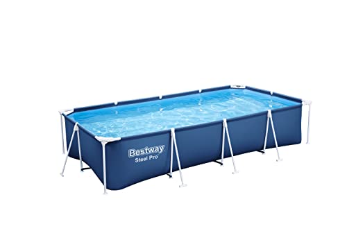 BESTWAY Piscina Desmontable Tubular Infantil Steel Pro 400x211x81cm Azul