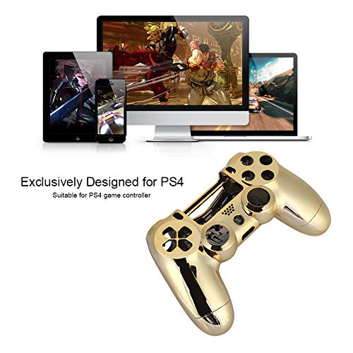 Bewinner Gamepad Juego de Manijas para Controlador de Juegos PS4, Carcasa de Plástico Cubierta del Controlador Estuche Rígido Slim para PS4, Buena Elasticidad y Resistencia a Roturas