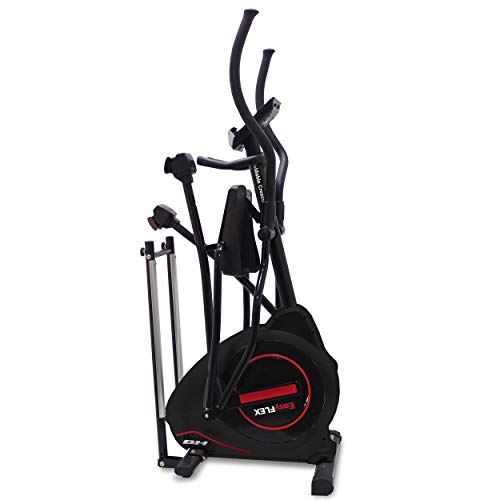 BH Fitness Easy Flex G852 Bicicleta eliptica magnetica Plegable. 20 Kg. 45 cm. Programas predefinidos y Personalizables