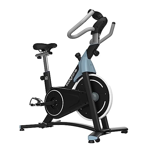 Bicicleta estática indoor magnética - Bicicleta estática spinning con volante de inercia de 16kg y ruedas de transporte – Bici spinning DS16 Bodytone