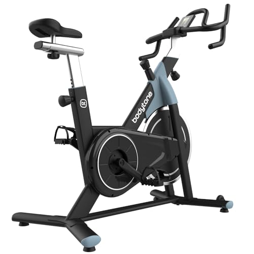 Bicicleta Estática Spinning con Conectividad a Apps - Bici estatica con volante de Inercia y Freno Magnético - Bicicleta spinning inteligente DS25+ Bodytone