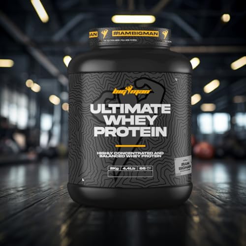 BigMan | Ultimate Whey 2kg (Chocolate Blanco) | Proteína Concentrada de Calidad | Bcaa y Glutamina | Gran Ganancia Muscular | Recuperación Deportiva | Tonificación Muscular