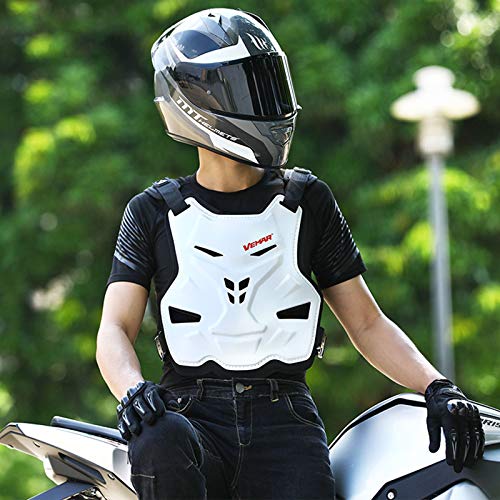 BIlinli Motocicleta Adulta Dirt Bike Body Armor Equipo de protección Pecho Protector de Espalda Chaleco de protección para Motocross Esquí Patinaje Snowboard