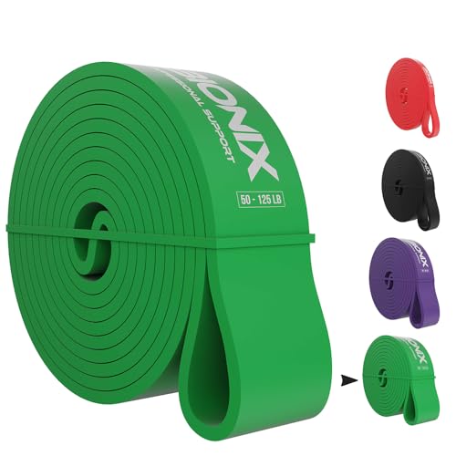 Bionix Bandas elásticas para dominadas - Bandas elásticas Gruesas, Pesadas y largas para dominadas, Crossfit, Powerlifting, Yoga, Estiramientos - Ayuda en el Entrenamiento