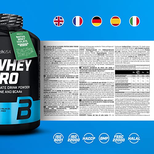 BioTechUSA Iso Whey ZERO, Lactose, Gluten, Sugar FREE, Whey Protein Isolate, 2.27 kg, Cookies & Cream