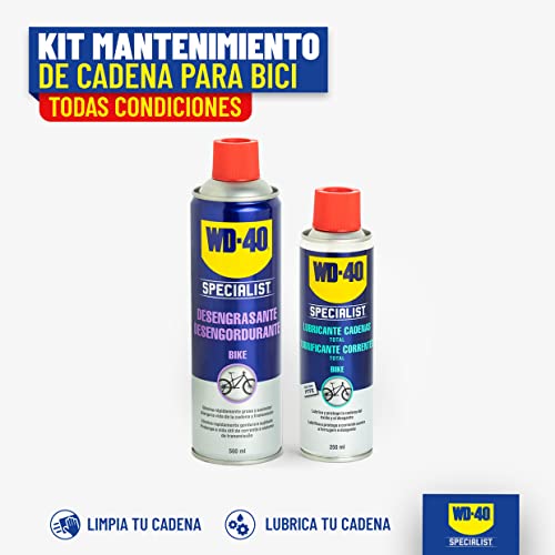 Bipack Mantenimiento de bicicletas WD-40 Specialist (Desengrasante + Lubricante Total)