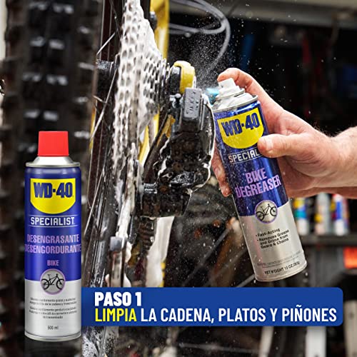 Bipack Mantenimiento de bicicletas WD-40 Specialist (Desengrasante + Lubricante Total)