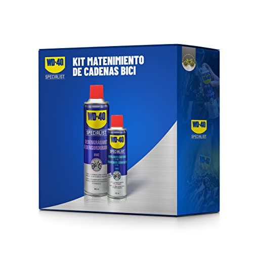 Bipack Mantenimiento de bicicletas WD-40 Specialist (Desengrasante + Lubricante Total)