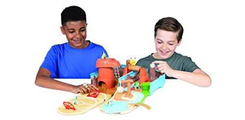 Bizak Playset Desierto Pokemon Transformable, playset para Jugar con Todos Tus Pokemon, Incluye trampas Ocultas y Zonas exclusivas (63222836)