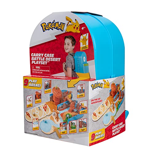 Bizak Playset Desierto Pokemon Transformable, playset para Jugar con Todos Tus Pokemon, Incluye trampas Ocultas y Zonas exclusivas (63222836)