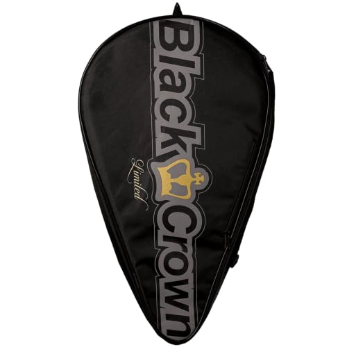 Black Crown - Pala de Padel Piton Limited - Forma redonda - Superficie rugosa - Control y potencia - Protector de marco - Peso 355 gr - Marco 38 mm - Resistente - Balance medio