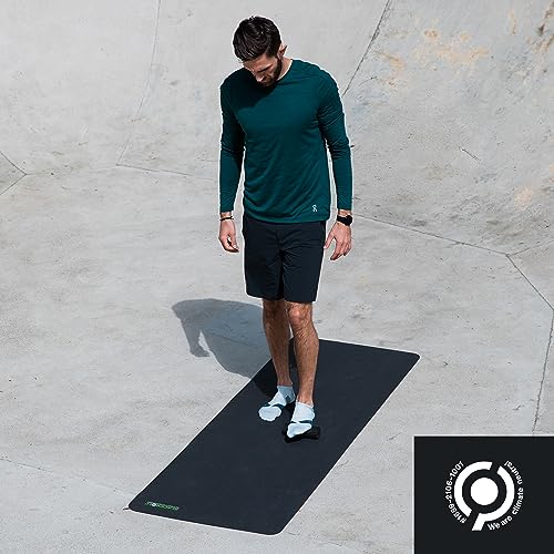 BLACKROLL Mini Flow Rodillo para Fascia – el Original. El pequeño Rodillo de automasaje con Doble Efecto para la Fascia, Unisex, Mini Flow, Negro, Mini