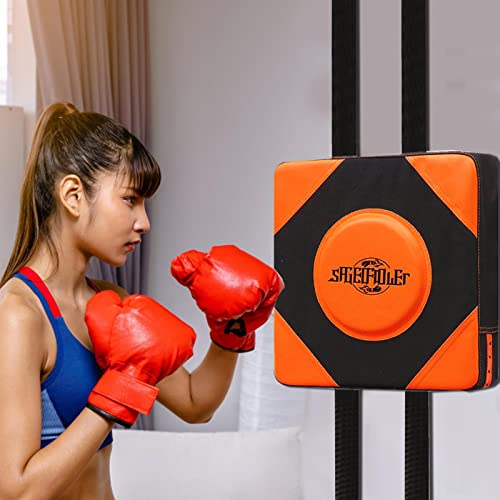 Blanco de Pared de Boxeo | Máquina de Entrenamiento de Boxeo para Gimnasio en casa,Saco de Boxeo para Ejercicio con Guantes de Boxeo para niños para Entrenamiento en casa, Entrenamiento de Truejoy