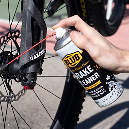 BLUB Brake Cleaner 450ml | Limpiador Discos Freno Bicicleta | Limpia Frenos de Disco Bicicleta, Mantenimiento Bici | Accesorios Ciclismo para Frenos Bicicleta Montaña MTB, BMX y Bici Carretera