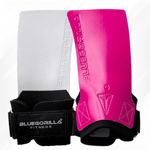 BLUEGORILLA Competitor 2.0 - Calleras para Crossfit. Super Grip! Sin Magnesio!. Máxima adherencia y protección en Tus Manos. Gimnasio,Box,calistenia, etc. Neopreno de protección en muñeca (M)