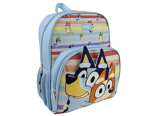 Bluey- Mochila, Preescolar, Bolsa, Material Escolar, Multicolor, Producto Oficial (CyP Brands)