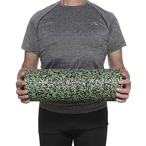 BODYMATE Rodillo Standard para Tejido fascial | Dureza Media | Longitud 45 cm diámetro 15 cm | con Libro electrónico Gratuito | Rodillo miofascial Profesional