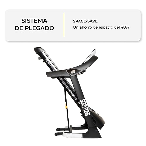 Bodytone - Cinta de Correr Plegable Acceso a Internet | 18 Posiciones Inclinación Eléctrica | Cinta de Andar Velocidad Ajustable hasta 22 Km/H | DT22W