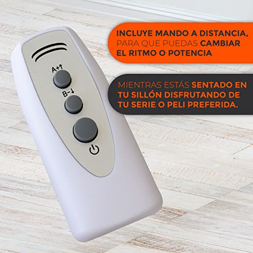 Bonplus BP | Ejercitador de Piernas | Fitlegs | 5 Niveles de Velocidad | Alivia el Dolor de Piernas | para Personas con Movilidad Reducida | con Mando Incluido | Mejora la Circulación | Salud…