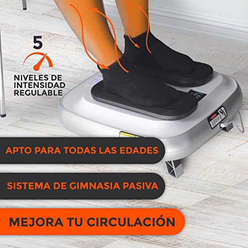 Bonplus BP | Ejercitador de Piernas | Fitlegs | 5 Niveles de Velocidad | Alivia el Dolor de Piernas | para Personas con Movilidad Reducida | con Mando Incluido | Mejora la Circulación | Salud…