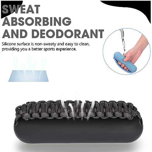 BOOSTEADY Set de Pesas de Mano,Mancuernas Suaves con Correa de Mano para Mujeres Hombres, Mancuernas Softgrip para Aerobic,Negro