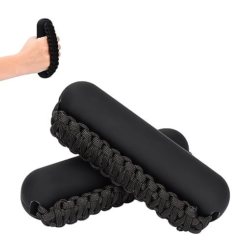 BOOSTEADY Set de Pesas de Mano,Mancuernas Suaves con Correa de Mano para Mujeres Hombres, Mancuernas Softgrip para Aerobic,Negro