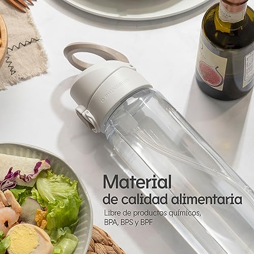 Botella Magnética AquaStand RHINOSHIELD 700 ml | Botella de acero inoxidable aislada con tapa y pajita, botella deportiva con asa MagSafe compatible, trípode con ángulos ajustables - Negro