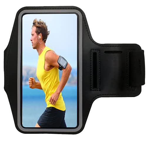 Brazalete Deportivo Universal, Ajustable para Correr, Brazalete para Smartphone de Carrera, Compatible con teléfono de hasta 6,5 Pulgadas, para Correr, Gimnasio, Ciclismo, Senderismo