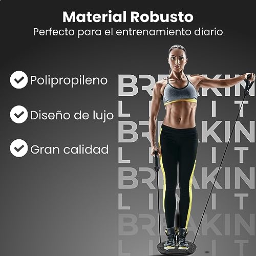 Breaking Limits Slimy Ejercicio Giratorio - Gym Disco Torsion - Twister Board Entrenamiento de Cintura - Disco Twister Disc Gim - Tabla giratoria para abdominales