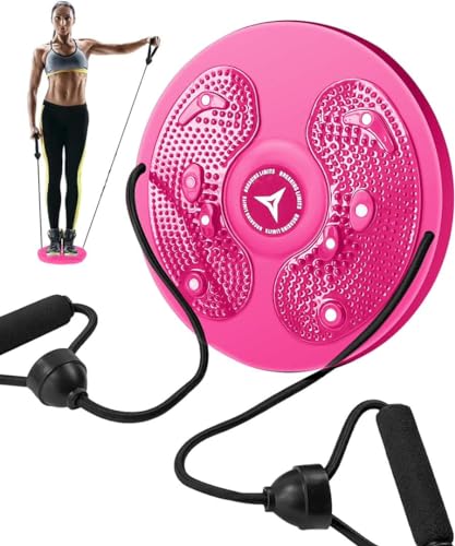 Breaking Limits Waist Twister - Tocadiscos, tabla giratoria para entrenamiento abdominales, piernas, glúteos, ejercicio de cadera, asas, entrenador de equilibrio, tabla tambaleante para adultos, ideal