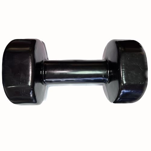 BSFIT® Juego de 2 Mancuernas Antideslizantes de Vinilo, de 10 kg con Diseño Hexagonal Anti-Rodadura, Ergonómicas, Pesas y Mancuernas para Gimnasio en Casa