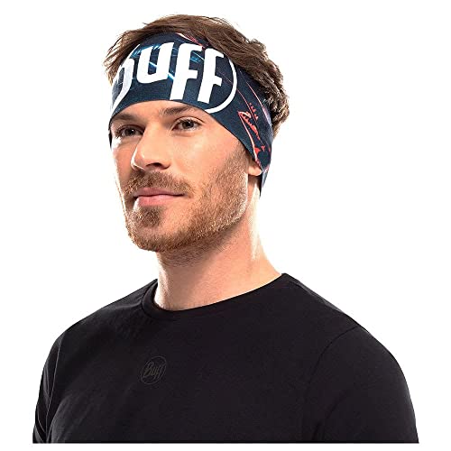 Buff Xcross, Cinta CoolNet UV Wide Unisex Adulto, Negro, Talla Única