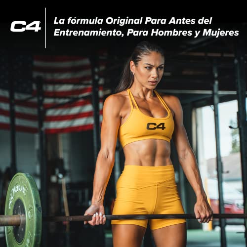 C4 Original - Suplemento en polvo para preentrenamiento - Lima y cereza | Bebida energética para antes de entrenar | 150 mg de cafeína + beta alanina + monohidrato de creatina | 60 raciones