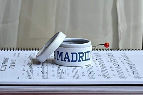 Caja de música ¡¡¡HALA MADRID!!! El regalo perfecto para los seguidores del Real Madrid. Suena su himno.