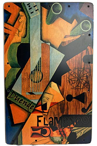 Cajon Flamenco Edición limitada Amazon con funda tipo mochila incluida.